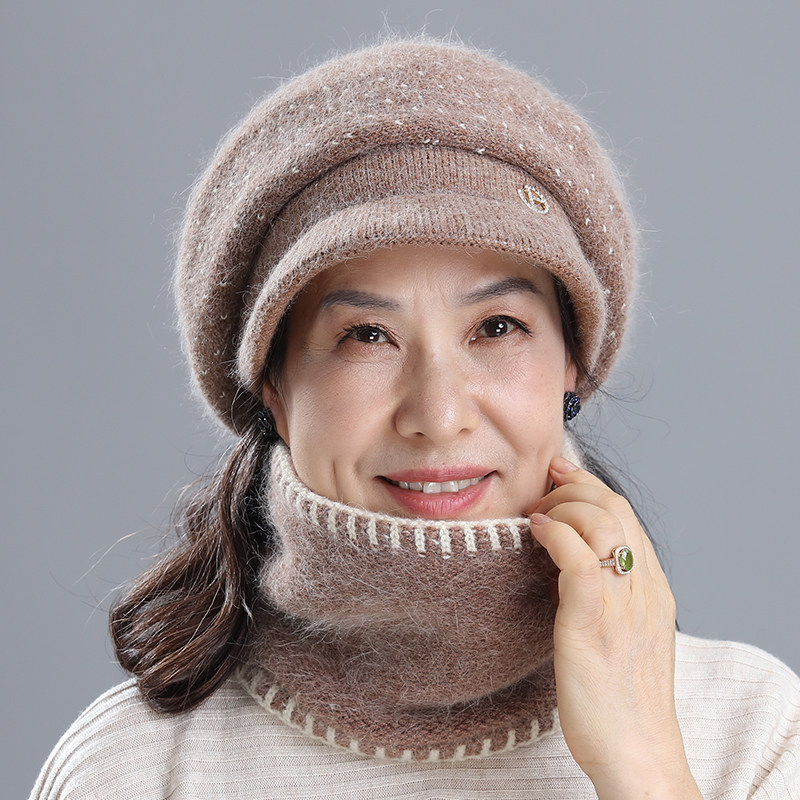 老年人妈妈帽子女春秋季保暖