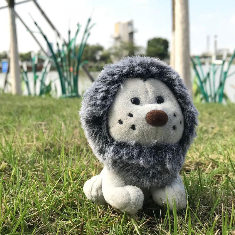 小狮子毛绒挂件可爱公仔挂件钥匙扣毛绒玩具包包公仔礼物批发