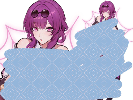【8月10号发货】《崩坏：星穹铁道》卡芙卡和马赛克的立牌