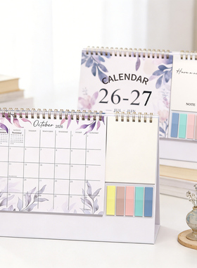 26-27年新款全英文台历亚马逊热销calendar美国假期桌面日历