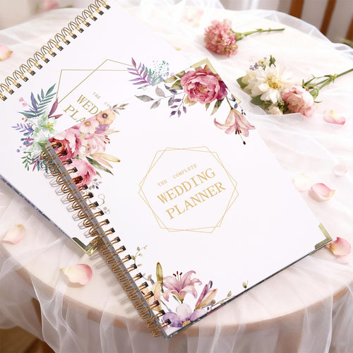 wedding plannner婚礼策划本跨境笔记本计划本高颜值结婚纪念册