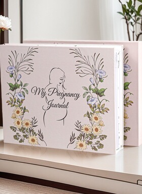 孕妇产检记录pregnancy journal照片收纳册孕妈妈孕期档案收纳本