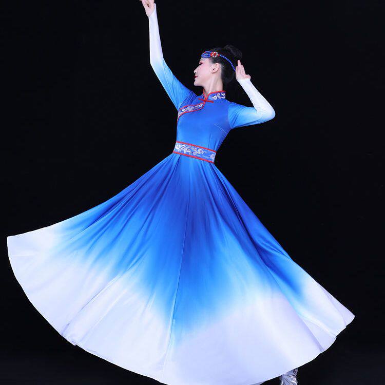 蒙古演出服成人女内长款