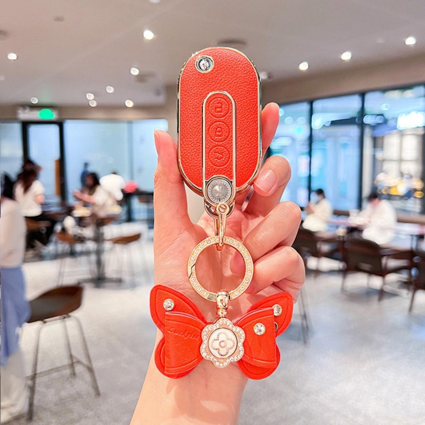 适用五菱宏光MINIEV钥匙套马卡龙