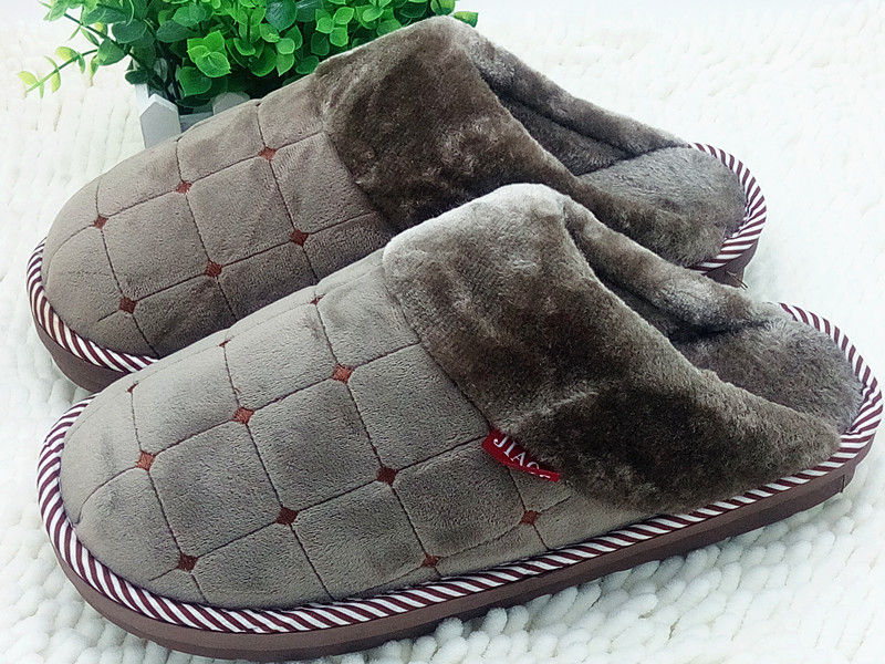 冬季加大码厚底保暖家居鞋特价