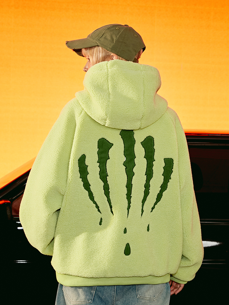 抓痕加厚棉衣suamoment