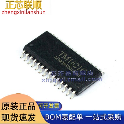 TM1621C/1628A/1640/1638/1640B 驱动IC芯片 封装贴片SOP28SSOP28