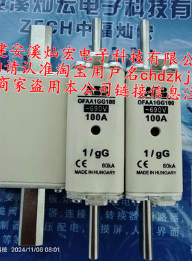 全新 熔断器OFAA1GG100 OFAA000GG25 OFAA000GG32 OFAA000GG35