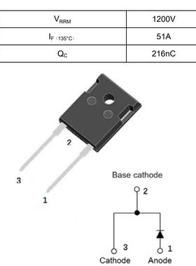 YJ SiC肖特基二极管YJD112005PG1 YJD112005DG1 YJD112002PG1