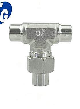 依格流体P-AS不锈钢焊接式三通接头P-AT34F*3.0-F-SS