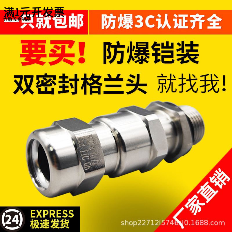 304不锈钢电缆夹紧密封接头BDM-G