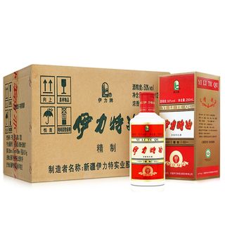 伊力特50度 特曲精制 250ml*12瓶 小酒版整箱高度白酒浓香绵柔型