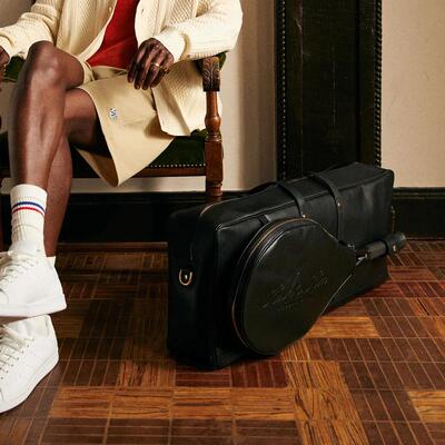 代购正品Kith x Wilson威尔胜联名复古斜挎百搭运动大容量真皮网