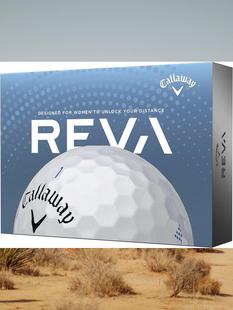 Gol海外购24新款 REVA 白色专业比赛高尔夫球专柜 卡拉威Callaway