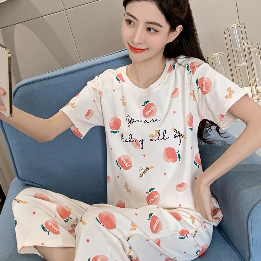 夏季短袖甜美可爱外穿舒适睡衣