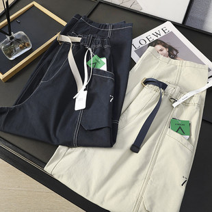 自留款 裤 户外女士休闲九分裤 运动扩版 子新 O型长裤 巨好穿