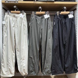 女装保暖休闲长裤/休闲裤裤子25秋冬新款松紧腰加绒直筒裤R479402