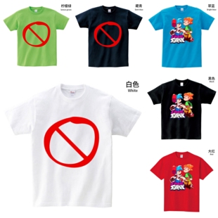 黑色星期五之夜衣服儿童短袖t恤周五夜放克话筒fnf宽松半袖衫上衣