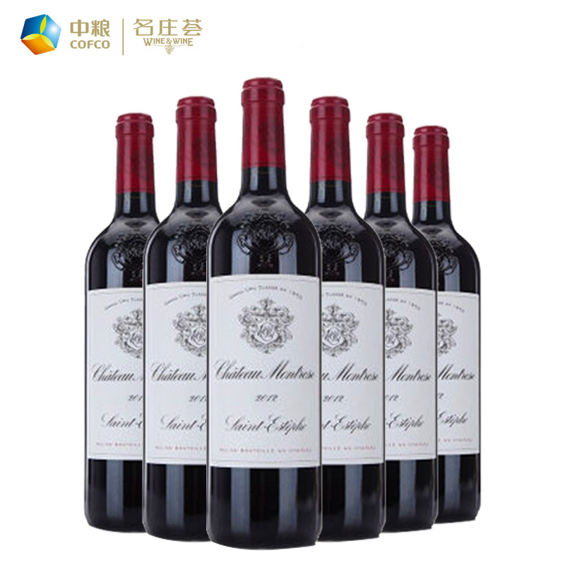 中粮名庄荟 法国红酒 波尔多二级名庄玫瑰干红正牌2012 JS94整箱