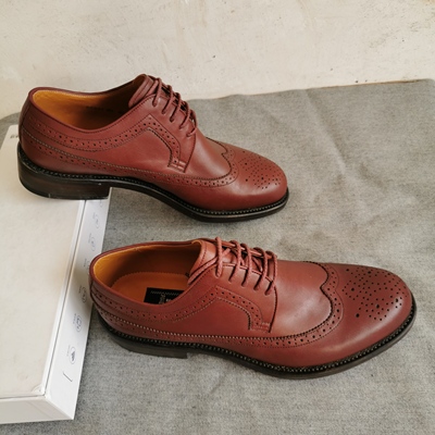 进口黄牛皮英伦皮鞋5302断码特价