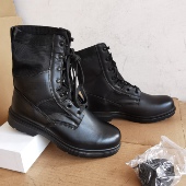 特价 3515正品 战靴老式 断码 圆头跳伞靴头层牛皮高帮系带工装 靴单靴