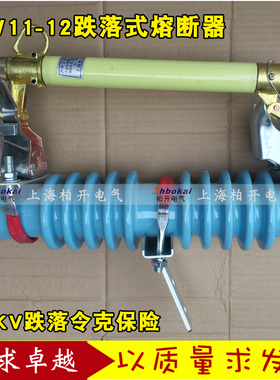 柏开RW11-10/100 200A户外蓝色高压跌落式熔断器 令克保险10-12KV