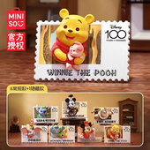 正版 周年复古邮票盲盒巴斯光年史迪奇毛怪米奇维尼熊潮玩手办摆件