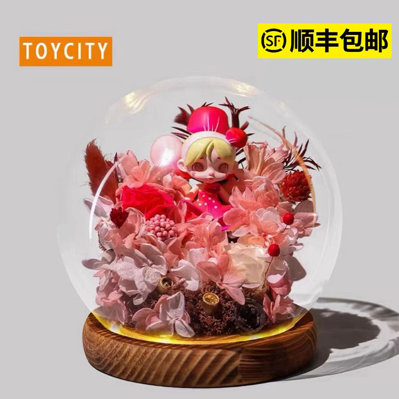 正版laura劳拉花卉时装盲盒潮玩玫瑰永生花情人节生日礼物送女友