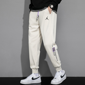 aj飞人卫裤男春秋宽松束脚运动裤青少年小脚裤子潮流百搭休闲长裤