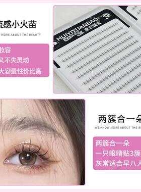 小火苗自然仿真单簇假睫毛