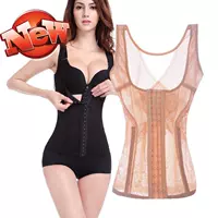 Áo vào mùa hè, phần mỏng, bụng, 7 bụng, khóa, sau sinh, áo body, eo, dạ dày, đồ lót, nữ - Siêu mỏng áo giữ nhiệt