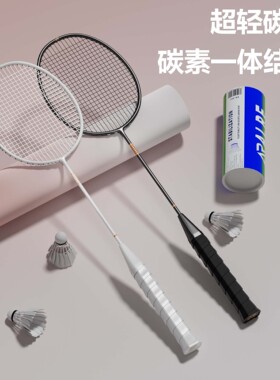 ALRE羽毛球拍超轻碳素5U耐打专业学生新手入门训练拍速度进攻型