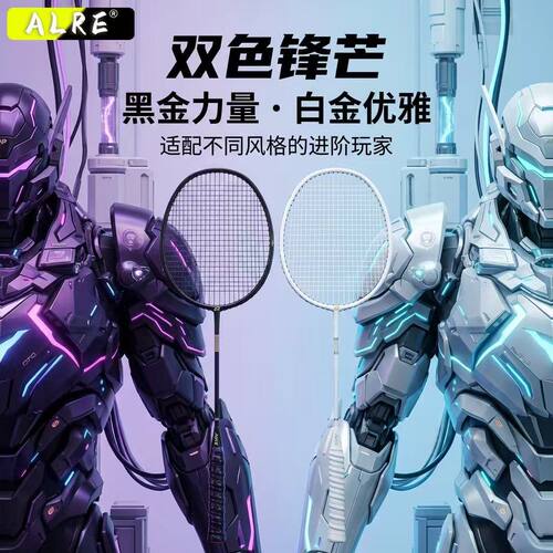 ALRE卡尔西5U碳素耐打羽毛球拍