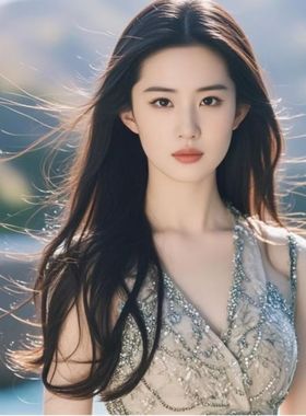 刘亦菲海报宿舍寝室墙面爆款大张写真刘亦菲同款贴纸仿真仙女挂画