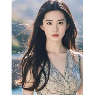 刘亦菲海报宿舍寝室墙面爆款大张写真刘亦菲同款贴纸仿真仙女挂画