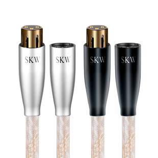 SKW高端发烧6N镀银XLR卡侬线平衡线公对母胆机cd解码前后级功放线