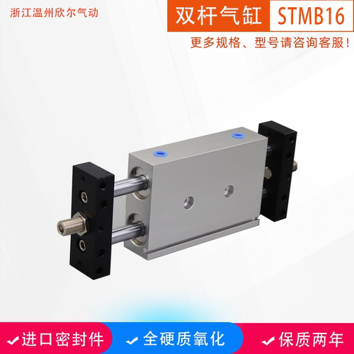 气动双轴双杆滑台气缸STMB16-25/50/75/100/125/150/200/STMS
