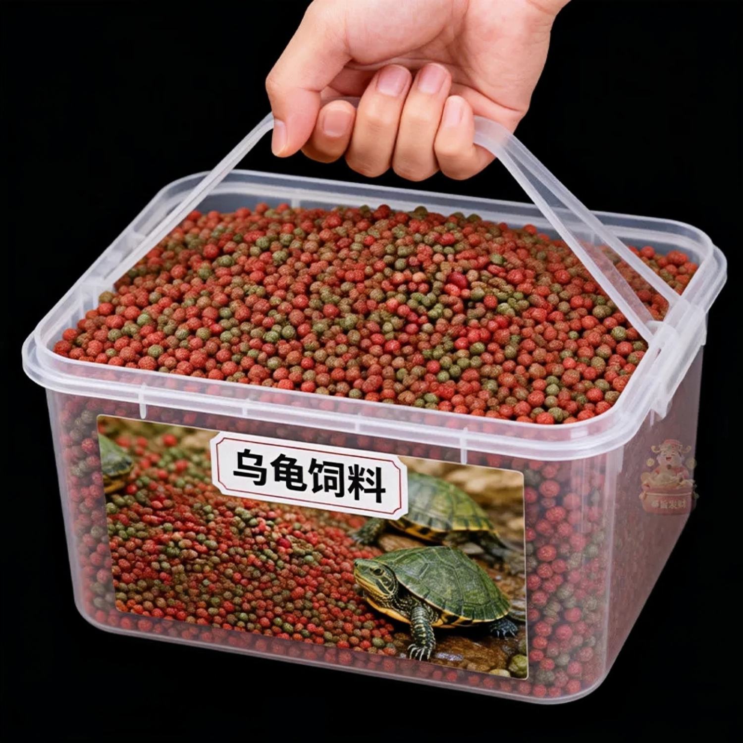 乌龟高钙饲料虾干龟粮龟料巴西龟草龟粮通用食物专用幼龟家用龟食