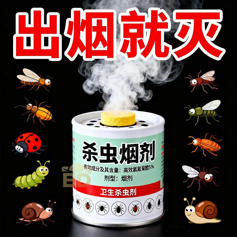 【蚊子蟑螂】室内驱蚊灭除蚊子神器杀虫烟剂强力烟雾熏杀虫弹家用