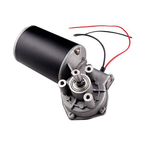 D63左减速电机 炮机电机低噪音马达24V自动升降调速涡轮电机定 制