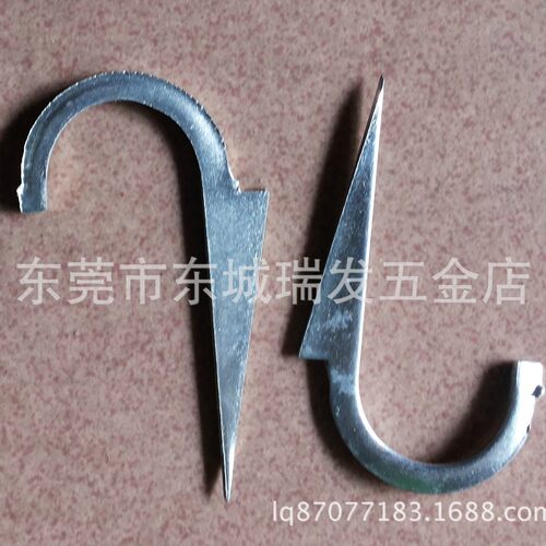 加厚4分镀锌水管钉DN15MM喉钉管马防盗网尖/每盒100PCS装抢尖