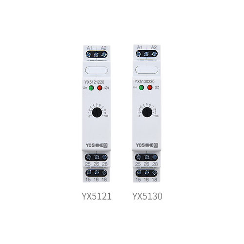 yx5111/5121 时间继电器 spdt dpdt 断开 导轨型继电器