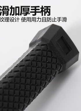 TANKSTORM圆头木柄橡胶锤子铁锤石工砸拆墙榔头锤子工具用途广