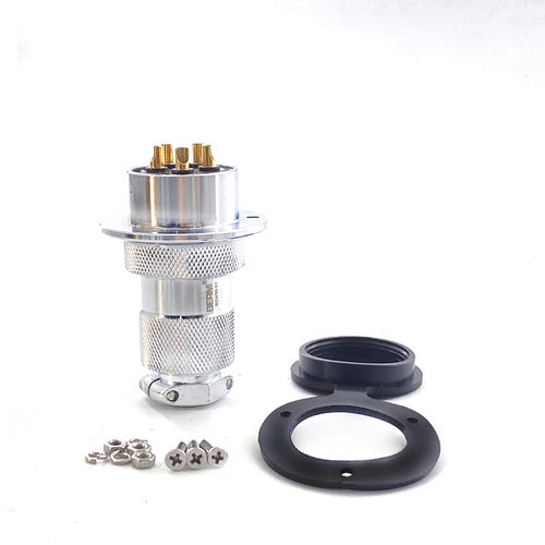 BERM/贝尔美BEM30-5Y(5芯)圆形法兰盘航空插连接器插头插座30mm