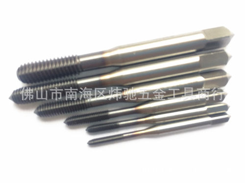 JBWTL含钴挤压丝锥 镀钛涂层机用不锈钢用挤牙丝攻M0.8/1.2/1.4mm