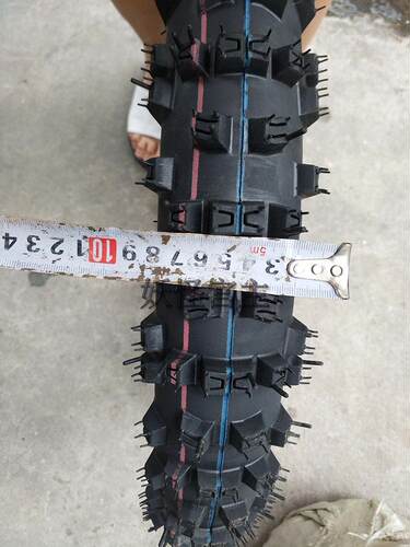 两轮越野摩托车中小高赛配件110-125CC前轮70/100-17寸轮胎带轮毂