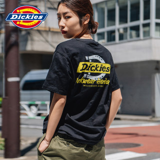 Dickies短袖T恤刺绣印花情侣装帝客潮牌24夏季新品棉舒适圆领Tee