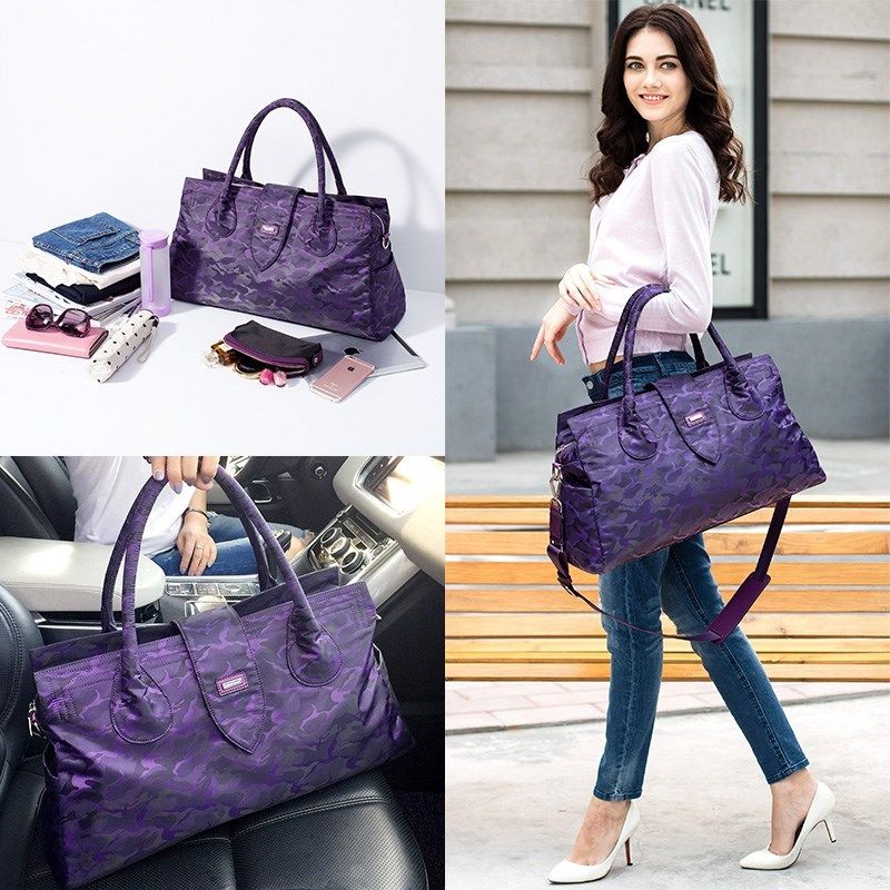 新款女手提旅行包出差包轻便短途大容量行李袋女士牛津布瑜伽包潮|msdalam kategori Beg kulit/wanita/beg lelaki, beg perjalanan - dari Buy2taobao.com untuk memberikan perkhidmatan ejen Taobao profesional membeli