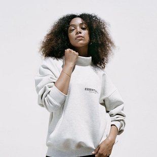 印花 卫衣 长袖 高领 高街潮流 20ss Essentials God Fear FOG