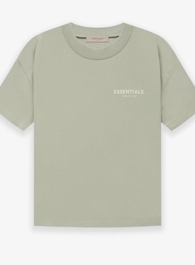 FOG Essentials ss22 植绒印花 胸口基础Logo 宽松短袖圆领T恤tee